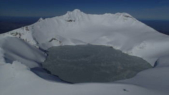 Ruapehu Crater Lake from the north