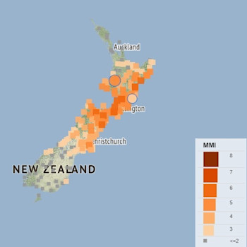 Shaking from a 2018 earthquake in Taumaranui. 