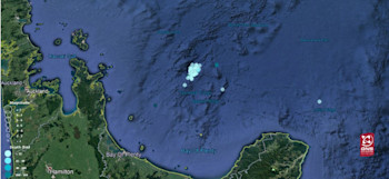 Aftershocks located following the M5.2 earthquake 