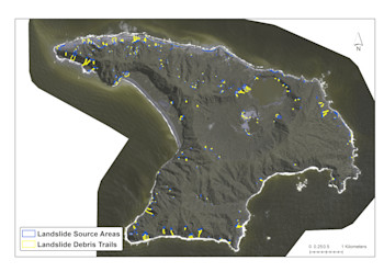 Figure 8. Mapped Landslide Distribution