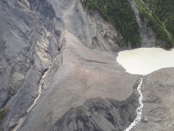 Hapuku landslide dam. 