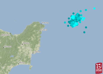 Aftershocks from M7.3 East Cape quake