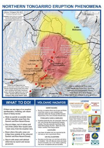 Northern Tongariro phenomena map
