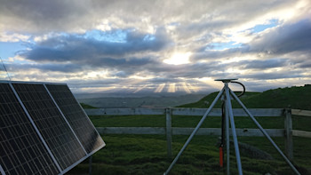 GNSS transmitter at Kahuranaki