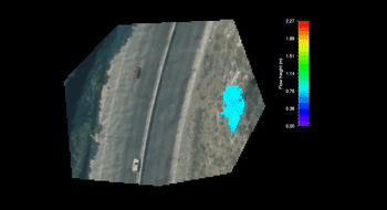 Numerical simulation (movie) of the Ngauranga Gorge landslide using the RAMMS software.