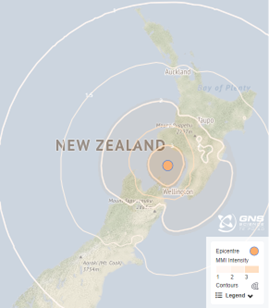 Shaking Layers map of 30 April 4.9 M earthquake