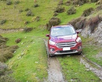 Our '4WD' in action.