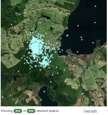 Turangi swarm March 31, 2017.