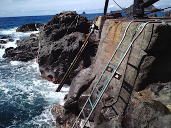 Old Fishing Rock Installation