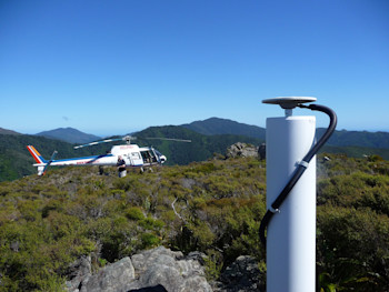 GNSS site at D'Urville Island