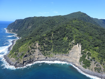 Figure 6. Coastal landslides near Raynor Point 