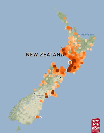 Felt reports for the 25 May 2020 earthquake 