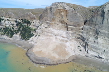 Cape Kidnappers cliff collapse