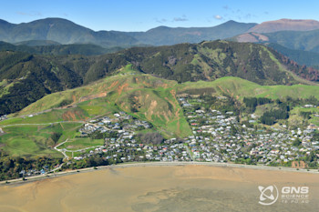 Widespread land sliding in farmland just outside of Atawhai.