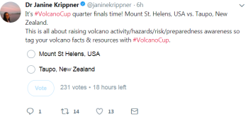 Time to vote in the #VolcanoCup 