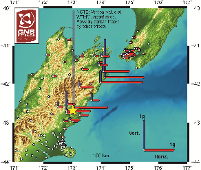 Regional Map of PGA Measurements