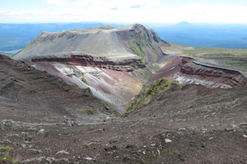 Wahanga lava dome at Mt Tarawera