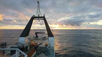 On board the Tangaroa 